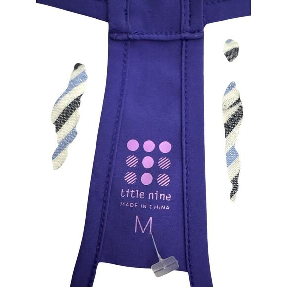 Title Nine Purple Racerback Athletic Dress w/ Built-In Bra – Size M - Picture 2 of 7